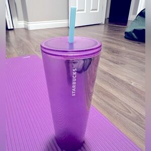 BNWT Venti Starbucks Purple Metallic Tumbler